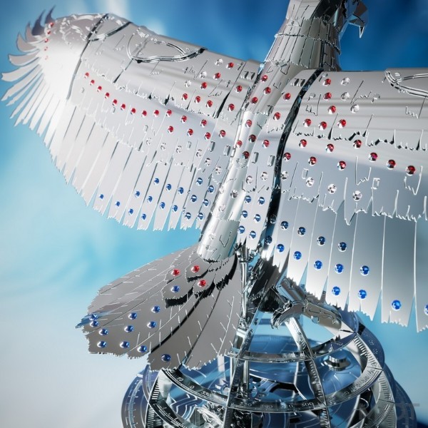 Фото - Металлический конструктор Metal Time Unity Wings Silver Armor Crystal Edition (MT101SWRSK/READY)